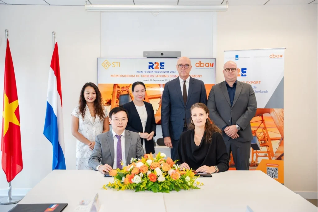 STI Việt Nam ký kết hợp tác MOU cùng DBAV triển khai chương trình “Ready To Export” 2026
